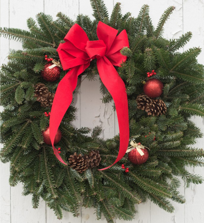 Premium Wreath with Ornaments